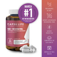 Capsu Life by Gummy Life | NAD + Resveratrol + NR + D-Ribosa